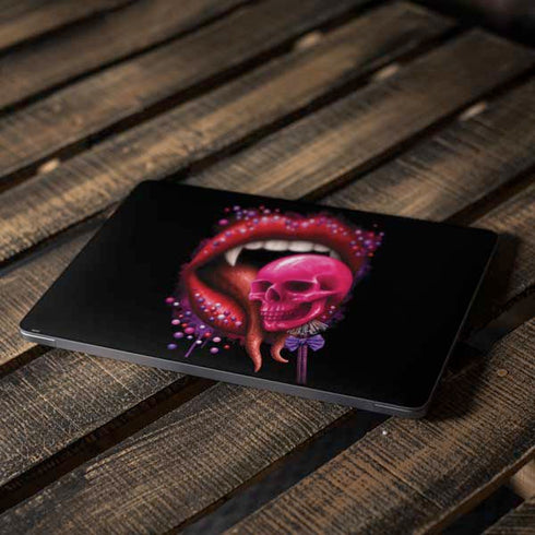 Vampire Skull Lollypop by Sarah Richter Apple MacBook Air Skin