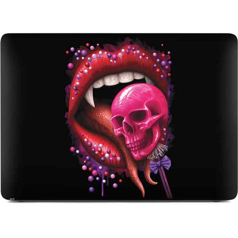 Vampire Skull Lollypop by Sarah Richter Apple MacBook Pro 16-inch Skin