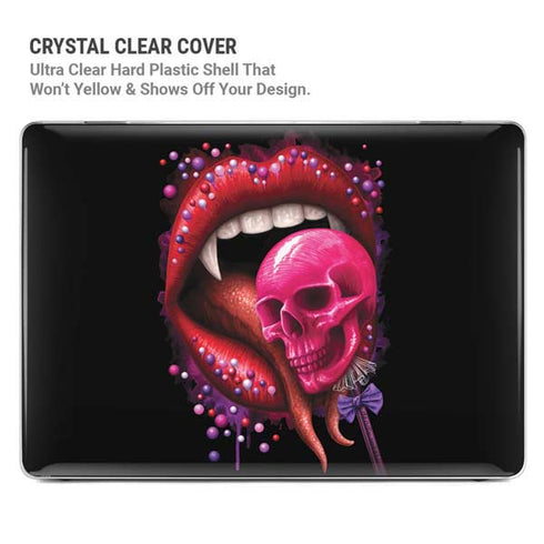 Vampire Skull Lollypop by Sarah Richter MacBook Cases
