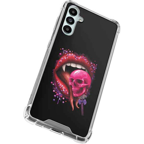 Vampire Skull Lollypop by Sarah Richter Gabb Phone 4 Clear Case