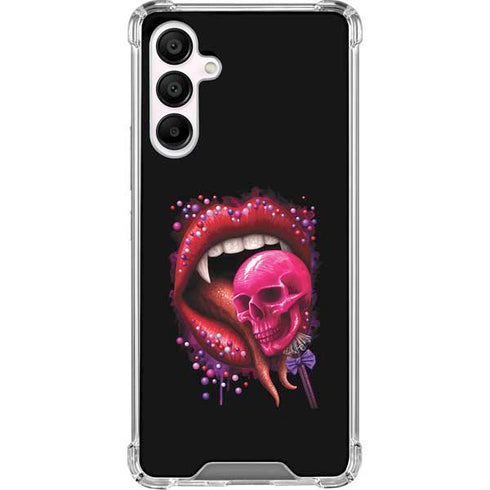 Vampire Skull Lollypop by Sarah Richter Galaxy A16 5G Clear Case