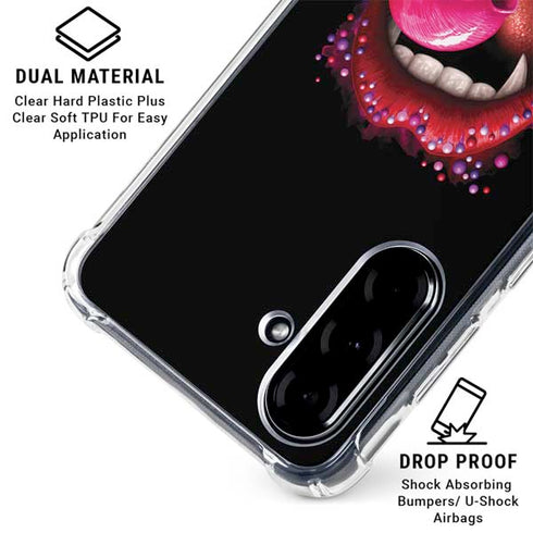 Vampire Skull Lollypop by Sarah Richter Galaxy A36 5G Clear Case