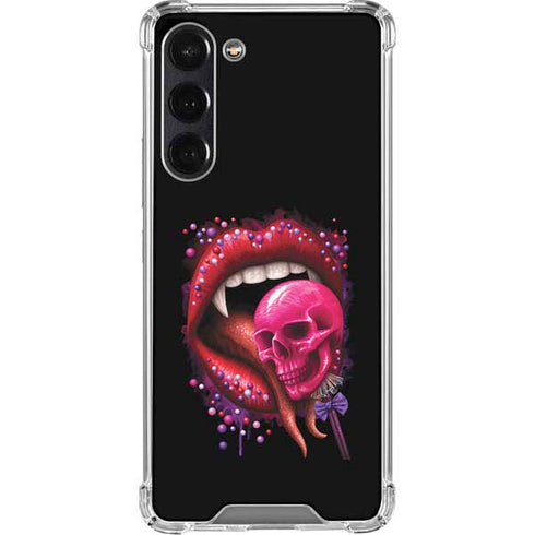 Vampire Skull Lollypop by Sarah Richter Galaxy S24 FE Clear Case