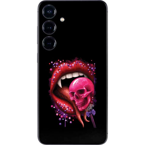 Vampire Skull Lollypop by Sarah Richter Galaxy S25 Plus Skin