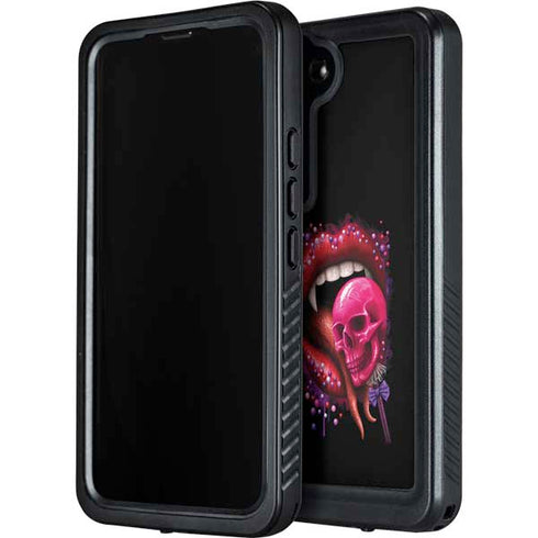 Vampire Skull Lollypop by Sarah Richter Galaxy S24 Plus Waterproof Case