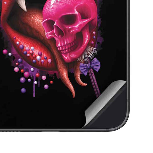 Vampire Skull Lollypop by Sarah Richter Galaxy S25 Skin