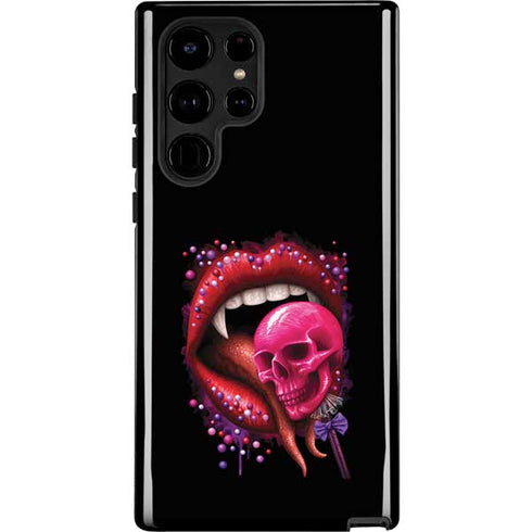 Vampire Skull Lollypop by Sarah Richter Galaxy Cases