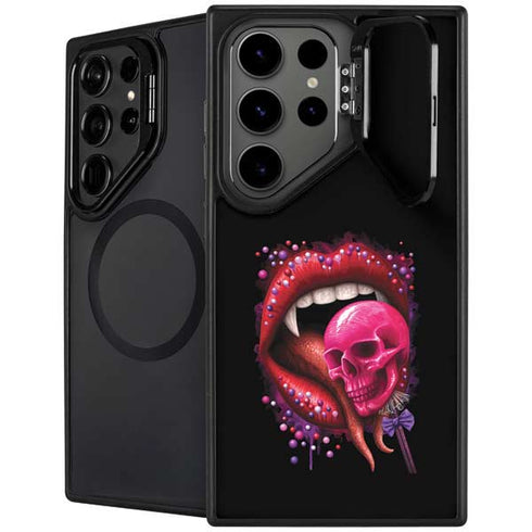 Vampire Skull Lollypop by Sarah Richter Galaxy S25 Ultra Kickstand Case