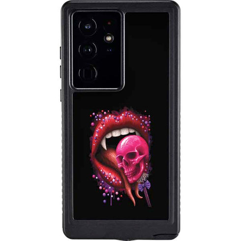Vampire Skull Lollypop by Sarah Richter Galaxy S24 Ultra Waterproof Case