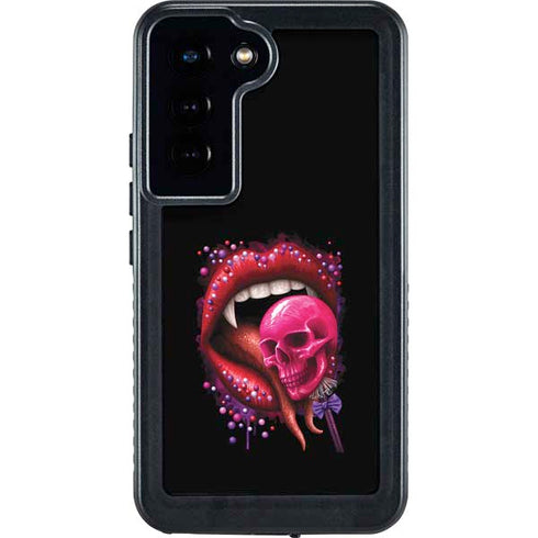 Vampire Skull Lollypop by Sarah Richter Galaxy S24 Waterproof Case