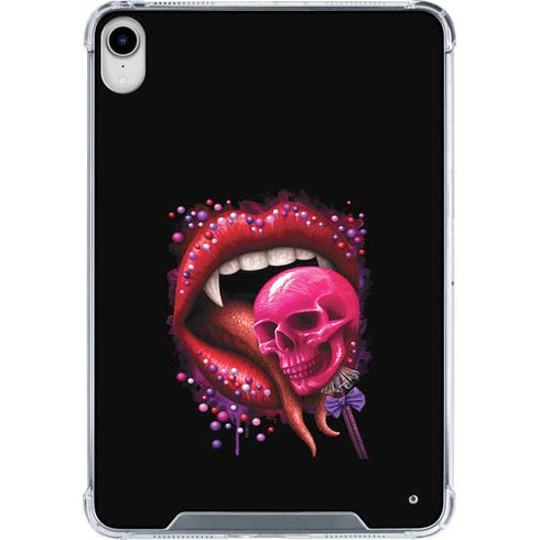 Vampire Skull Lollypop by Sarah Richter iPad 11th Gen (2025) Clear Case