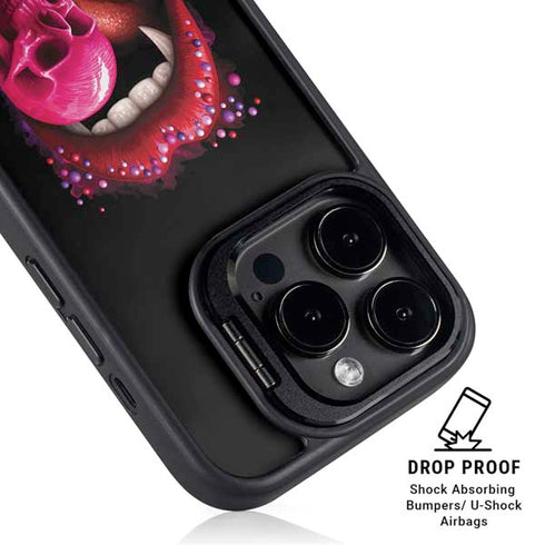 Vampire Skull Lollypop by Sarah Richter iPhone 13 Pro Kickstand Case