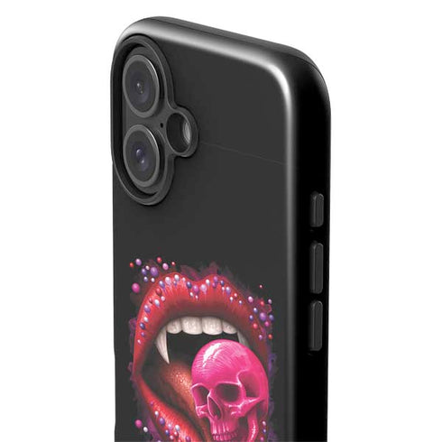 Vampire Skull Lollypop by Sarah Richter iPhone 16 Impact Case