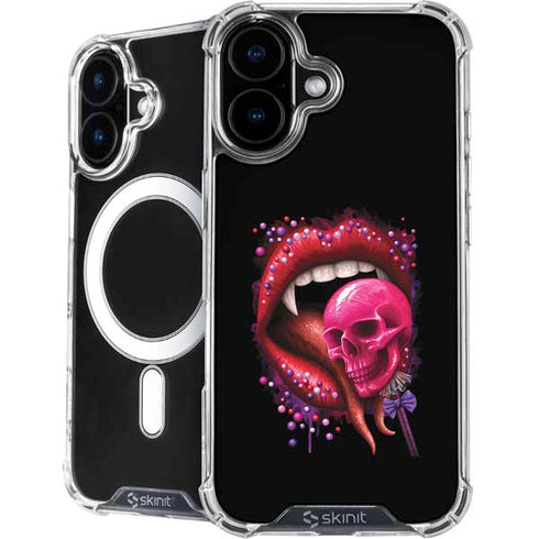 Vampire Skull Lollypop by Sarah Richter iPhone 16 MagSafe Case