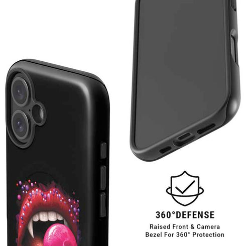 Vampire Skull Lollypop by Sarah Richter iPhone 16 Magsafe Impact Case