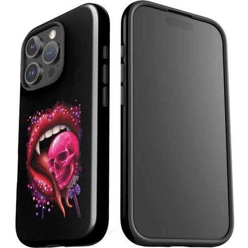 Vampire Skull Lollypop by Sarah Richter iPhone 16 Pro Max Impact Case