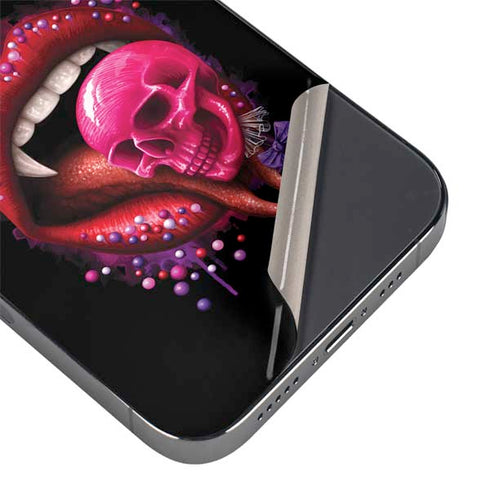 Vampire Skull Lollypop by Sarah Richter iPhone 16 Pro Skin