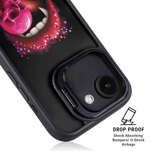 Vampire Skull Lollypop by Sarah Richter iPhone 16e Kickstand Case