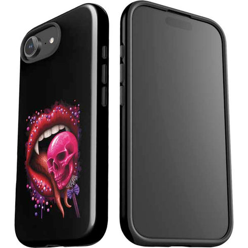 Vampire Skull Lollypop by Sarah Richter iPhone 16e Impact Case