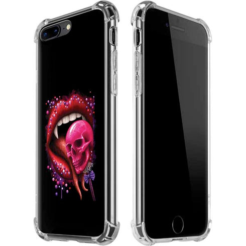 Vampire Skull Lollypop by Sarah Richter iPhone Cases