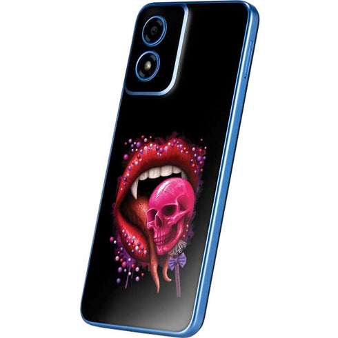 Vampire Skull Lollypop by Sarah Richter Moto G Play 4G (2024) Skin