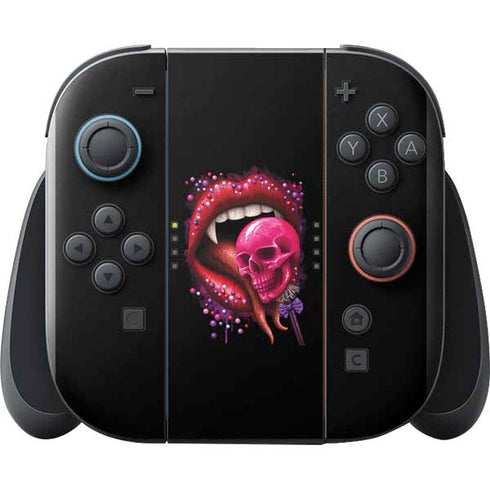 Vampire Skull Lollypop by Sarah Richter Nintendo Switch 2 (2025) with Joy-Con Skin