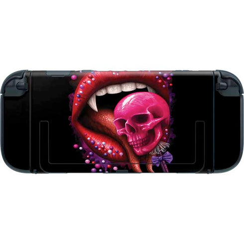 Vampire Skull Lollypop by Sarah Richter Nintendo Switch 2 (2025) with Joy-Con Skin