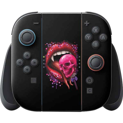Vampire Skull Lollypop by Sarah Richter Nintendo Switch 2 (2025) Joy-Con Controller Skin