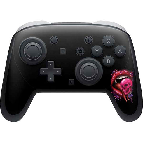 Vampire Skull Lollypop by Sarah Richter Nintendo Switch 2 (2025) Pro Controller Skin