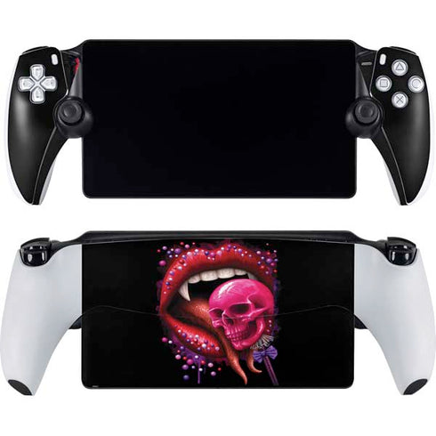 Vampire Skull Lollypop by Sarah Richter PlayStation Portal Remote Player Skin