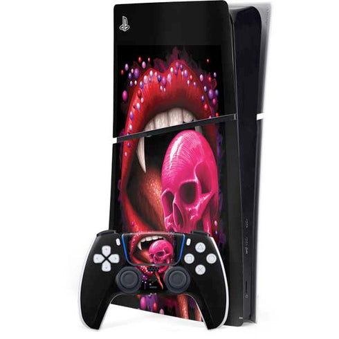 Vampire Skull Lollypop by Sarah Richter PlayStation PS5 Skins