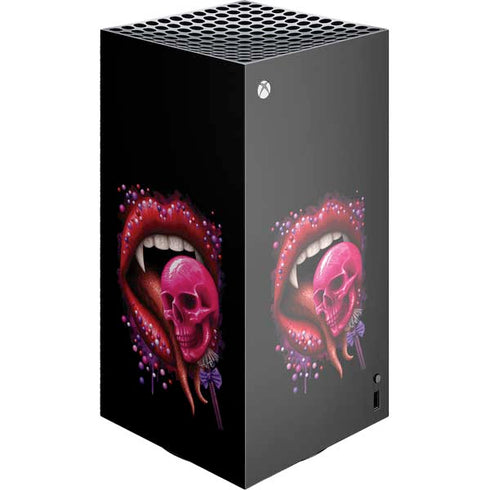 Vampire Skull Lollypop by Sarah Richter XBox Series X Digital Edition Console Skin