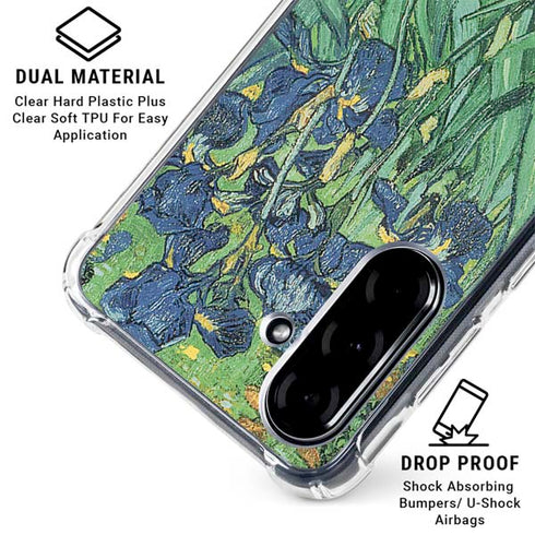 Van Gogh - Irises by Van Gogh Galaxy A36 5G Clear Case