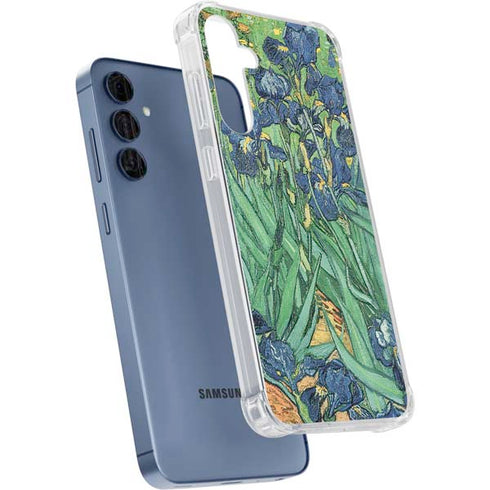 Van Gogh - Irises by Van Gogh Galaxy A55 5G Clear Case