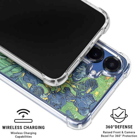 Van Gogh - Irises by Van Gogh Galaxy S25 Clear Case