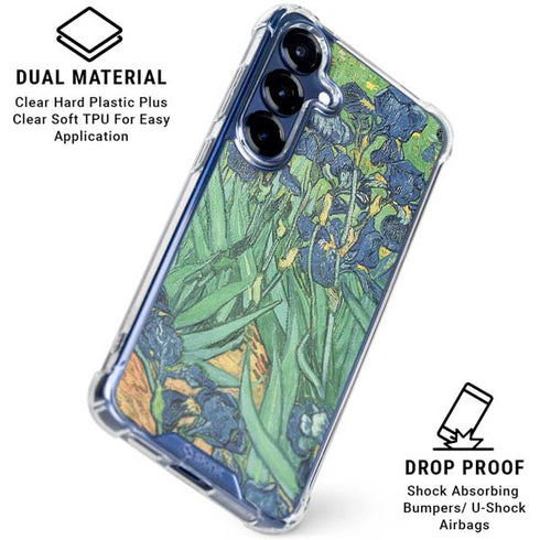 Van Gogh - Irises by Van Gogh Galaxy S25 Clear Case