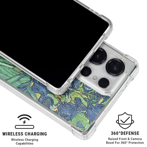Van Gogh - Irises by Van Gogh Galaxy S25 Ultra Clear Case