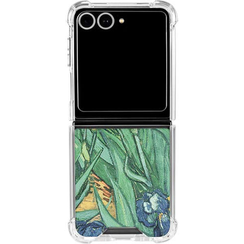 Van Gogh - Irises by Van Gogh Galaxy Z Flip7 Clear Case