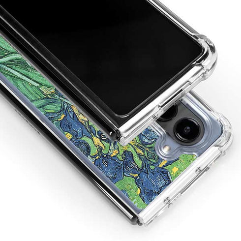 van Gogh - Irises by Van Gogh Galaxy Z Fold5 5G Clear Case