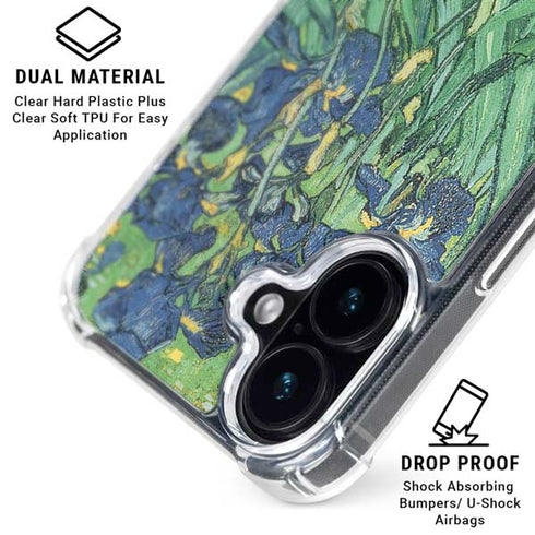 Van Gogh - Irises by Van Gogh iPhone 16 Clear Case