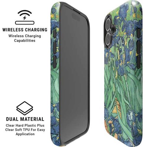 Van Gogh - Irises by Van Gogh iPhone 16 Magsafe Impact Case