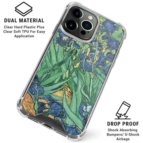 Van Gogh - Irises by Van Gogh iPhone 16 Pro Clear Case