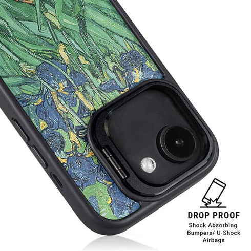 Van Gogh - Irises by Van Gogh iPhone 16e Kickstand Case