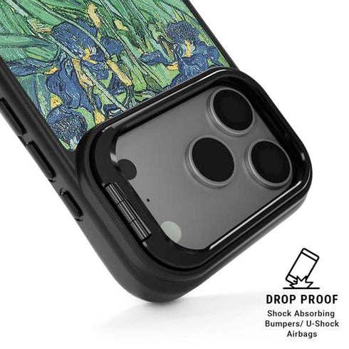 Van Gogh - Irises by Van Gogh iPhone 17 Pro Kickstand Case