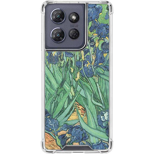 Van Gogh - Irises by Van Gogh Moto G 5G (2025) Clear Case