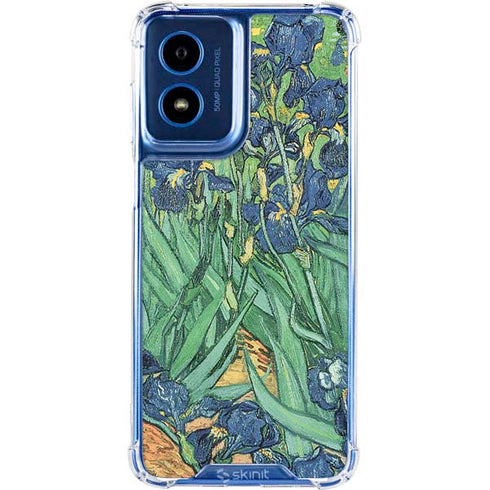 Van Gogh - Irises by Van Gogh Moto G 5G (2024) Clear Case