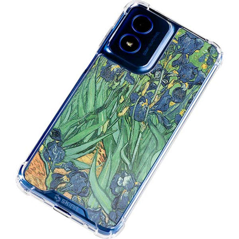 Van Gogh - Irises by Van Gogh Moto G 5G (2024) Clear Case