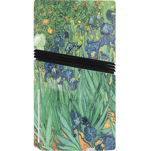 Van Gogh - Irises by Van Gogh PS5 Pro Disk Console Skin