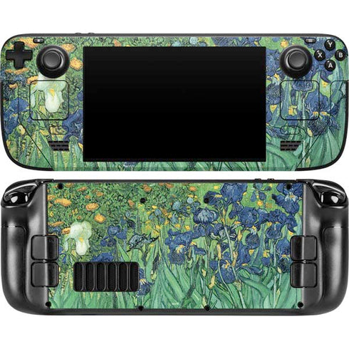 Van Gogh - Irises by Van Gogh Steam Deck Handheld Gaming Computer OLED Skin