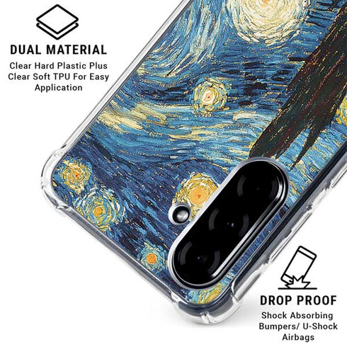 Van Gogh - The Starry Night by Van Gogh Galaxy A36 5G Clear Case